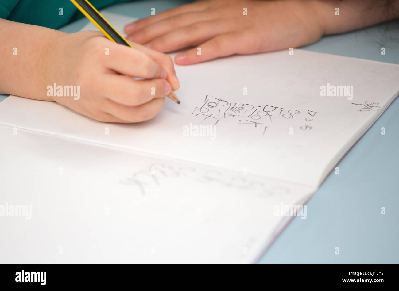 School writing books