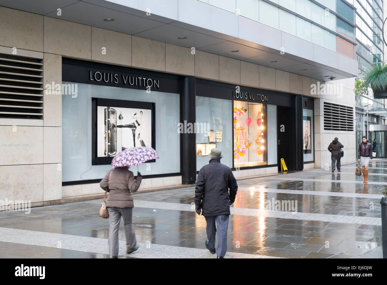 Louis vuitton shop store in manchester city centre, Manchester Stock Photo, Royalty Free Image ...
