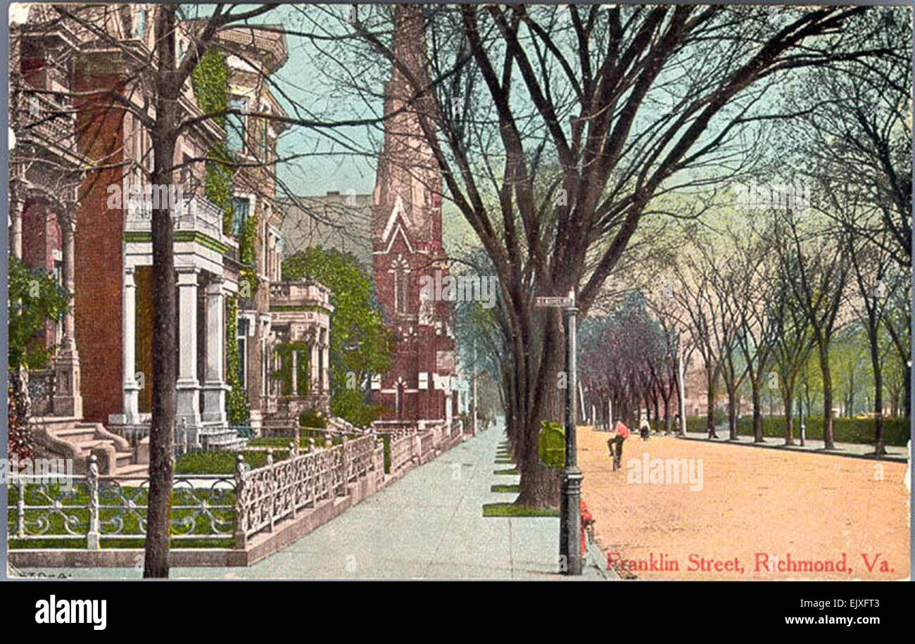 Franklin Street, Richmond, Va Stock Photo, Royalty Free Image 80488467