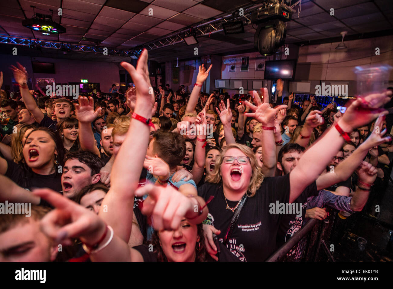 aberystwyth university student partying dancing