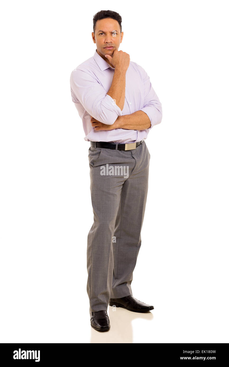 Good Looking Mature Man Looking At The Camera Stock Photo Alamy