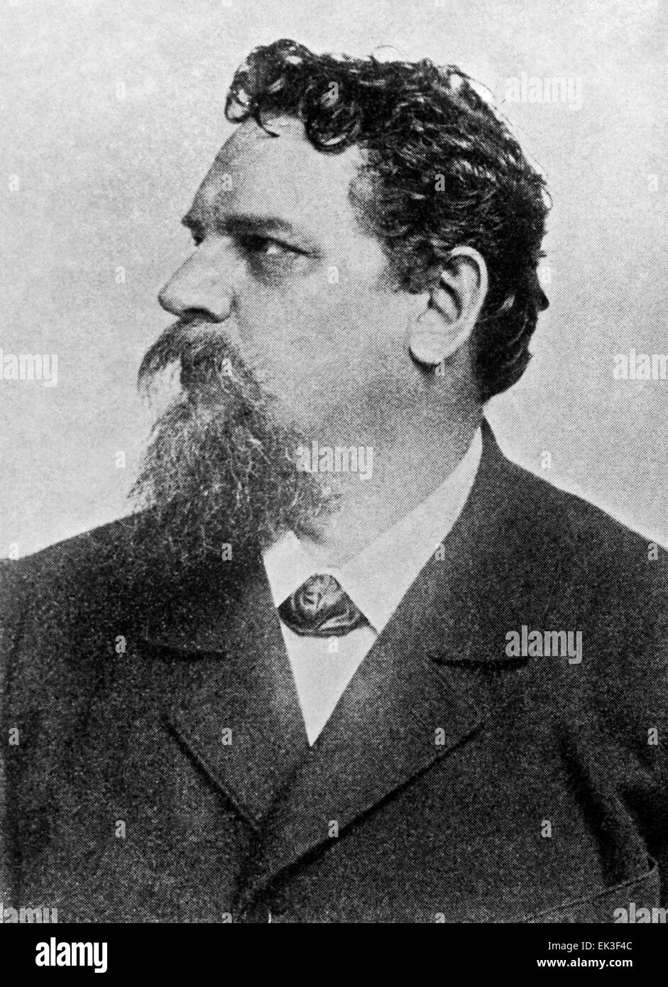 Czech composer Zdenek Fibich, 1895 Stock Photo, Royalty Free Image