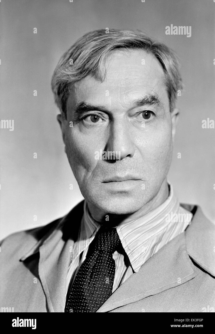 MOSCOW. Boris Pasternak /1890-1960/, Russian writher and poet, Nobel Stock Photo, Royalty Free ...
