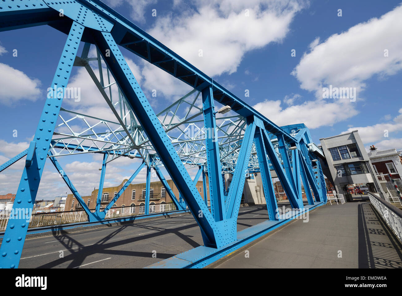 The North Bridge over the River Hull in Kingston upon Hull city Stock