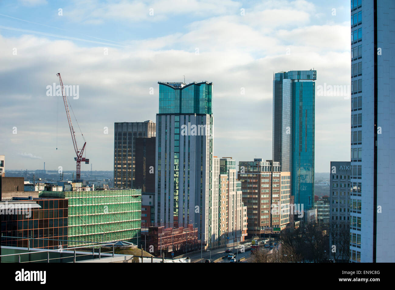 Redevelopment of Birmingham city centre Stock Photo, Royalty Free Image