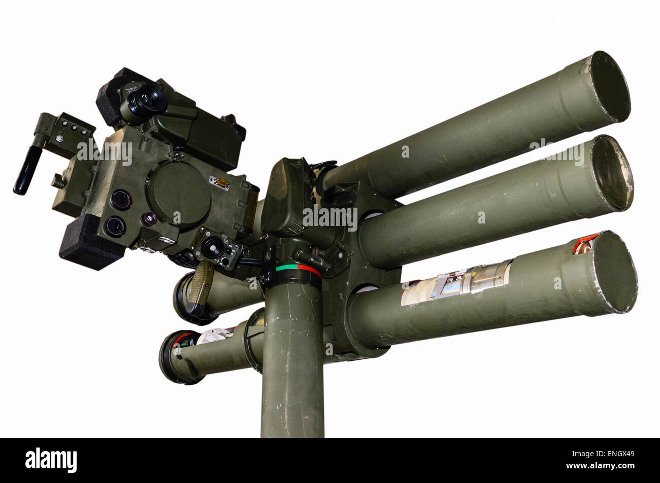 Thales Starstreak missile launch system Stock Photo, Royalty Free Image