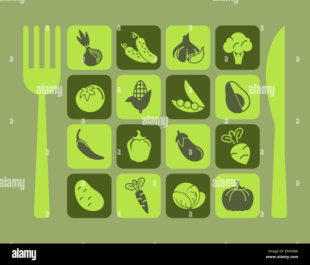 Healthy Food Icon Set Stock Vector Image Art Alamy