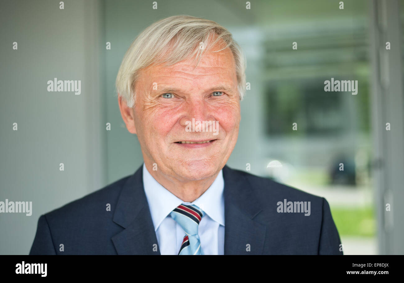 Professor for astronautics Ernst Messerschmid poses in the spaceport in ...