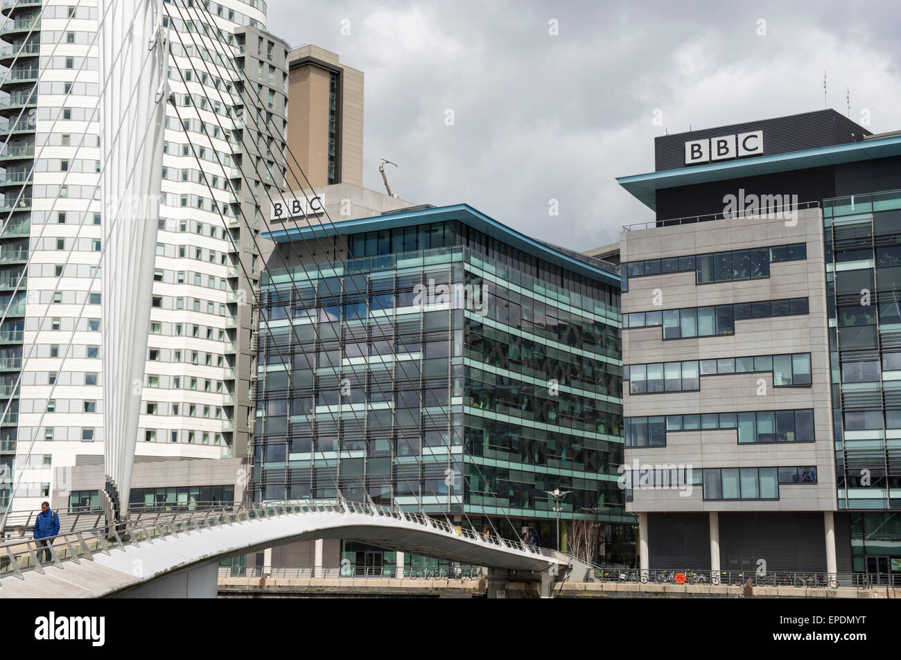 Exterior Manchester Uk Exterior of BBC TV studios at Media City UK, Salford Quays, Manchester, England, UK