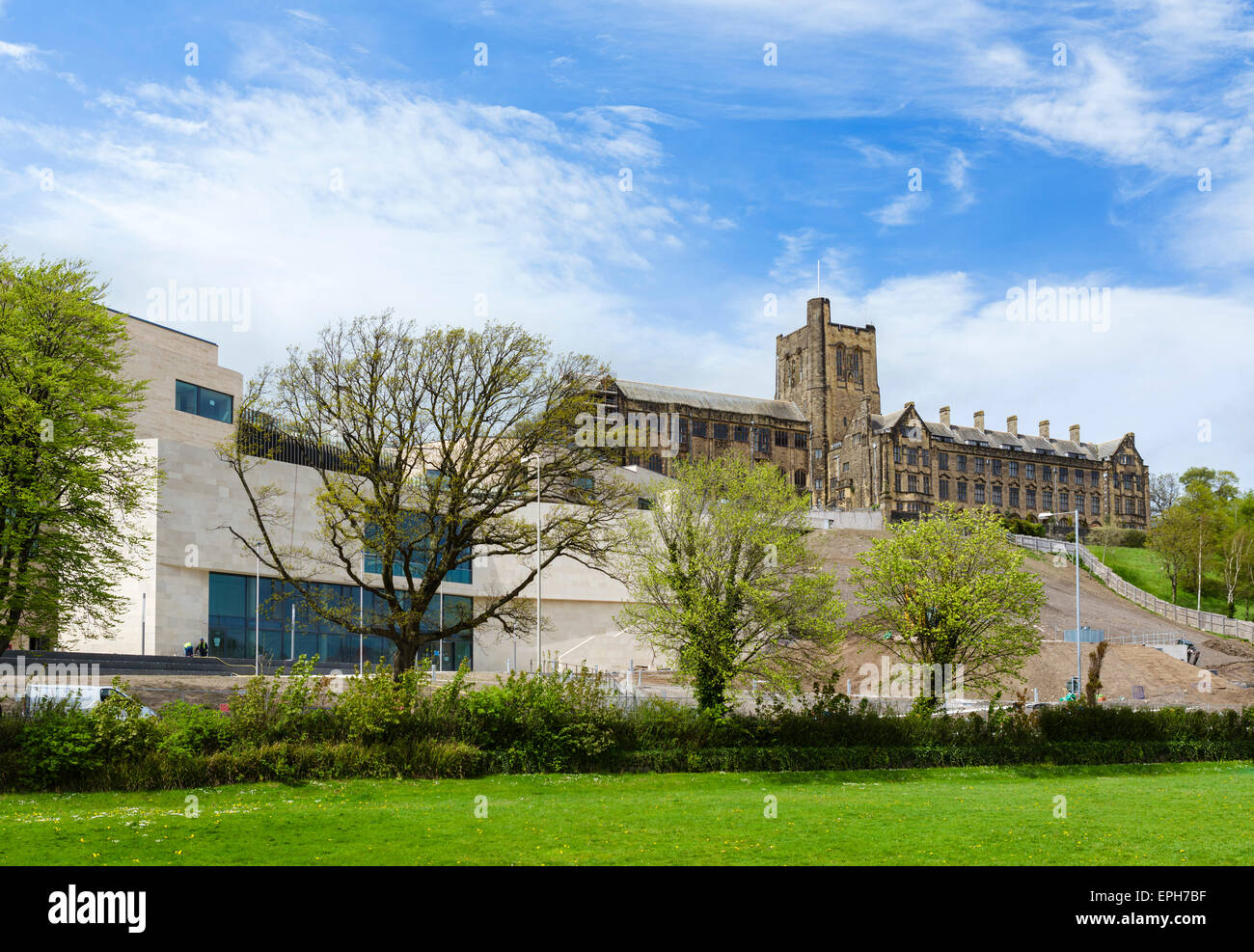 Bangor University, Bangor, Gwynedd, Wales, UK Stock Photo, Royalty Free