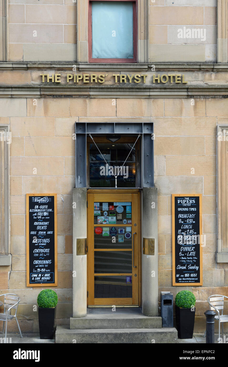 Pipers Tryst Hotel at the National Piping Centre Glasgow Scotland UK