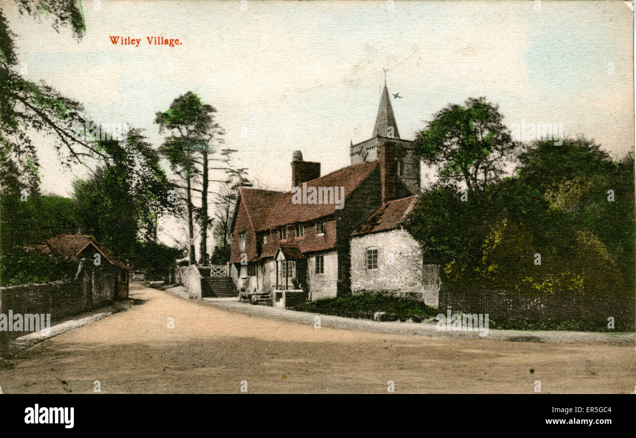 The Village, Witley, Godalming, near Milford, Surrey, England. 1907