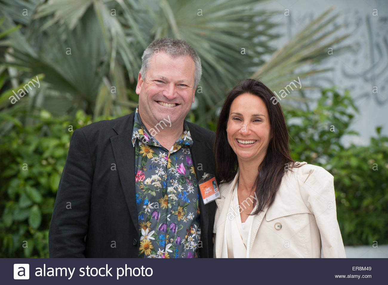 London UK 18th May 2015 RHS Chelsea Flower Show press day. TV Stock Photo, Royalty Free Image