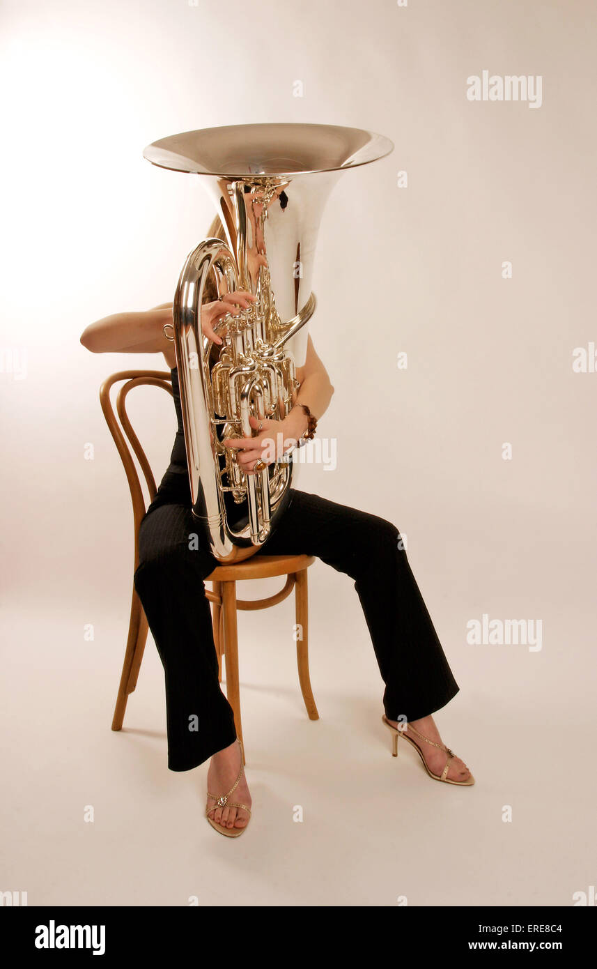 Female Tuba player generic Stock Photo, Royalty Free Image 83292500