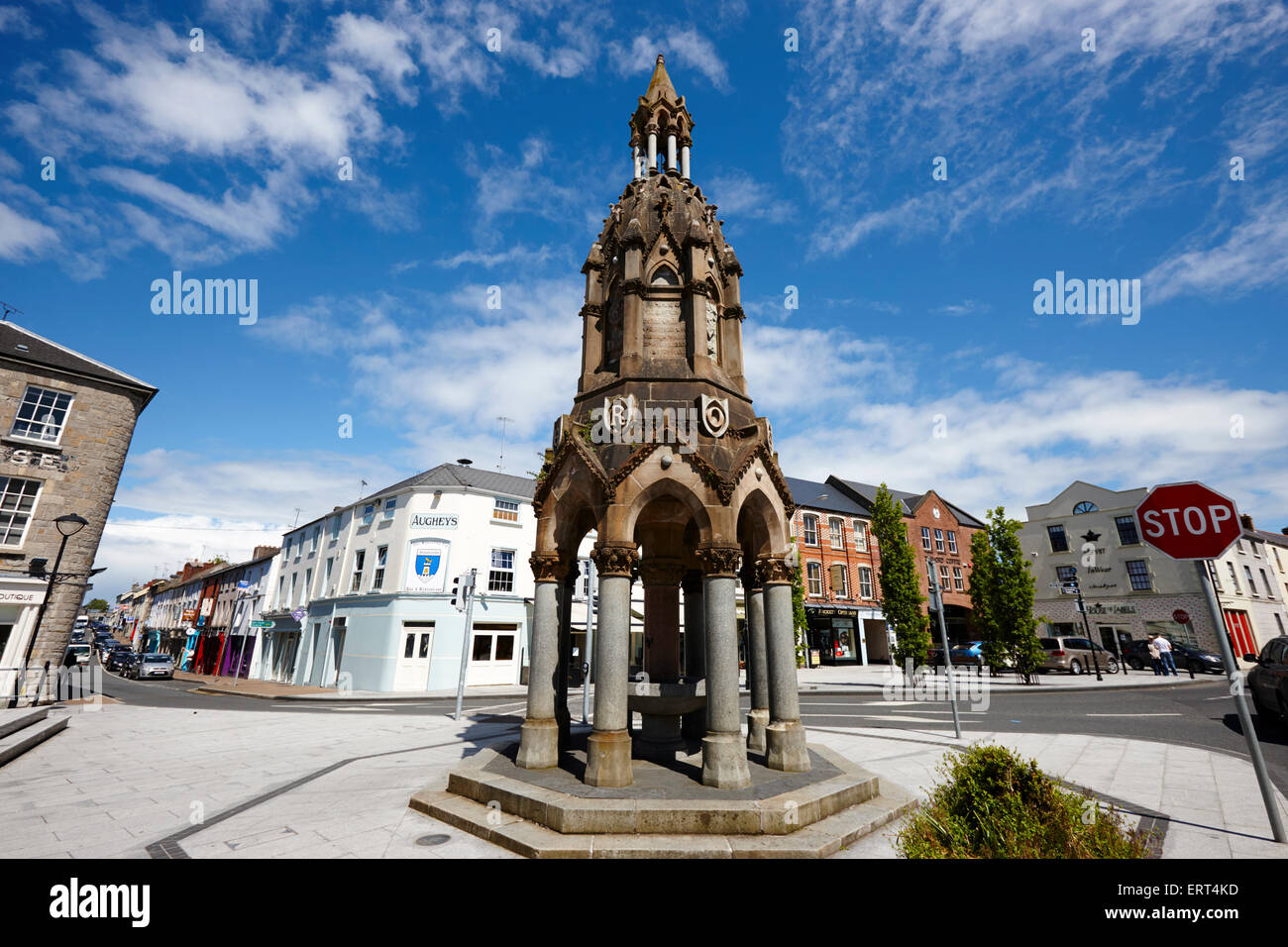 The Rossmore monument in the diamond monaghan town county monaghan