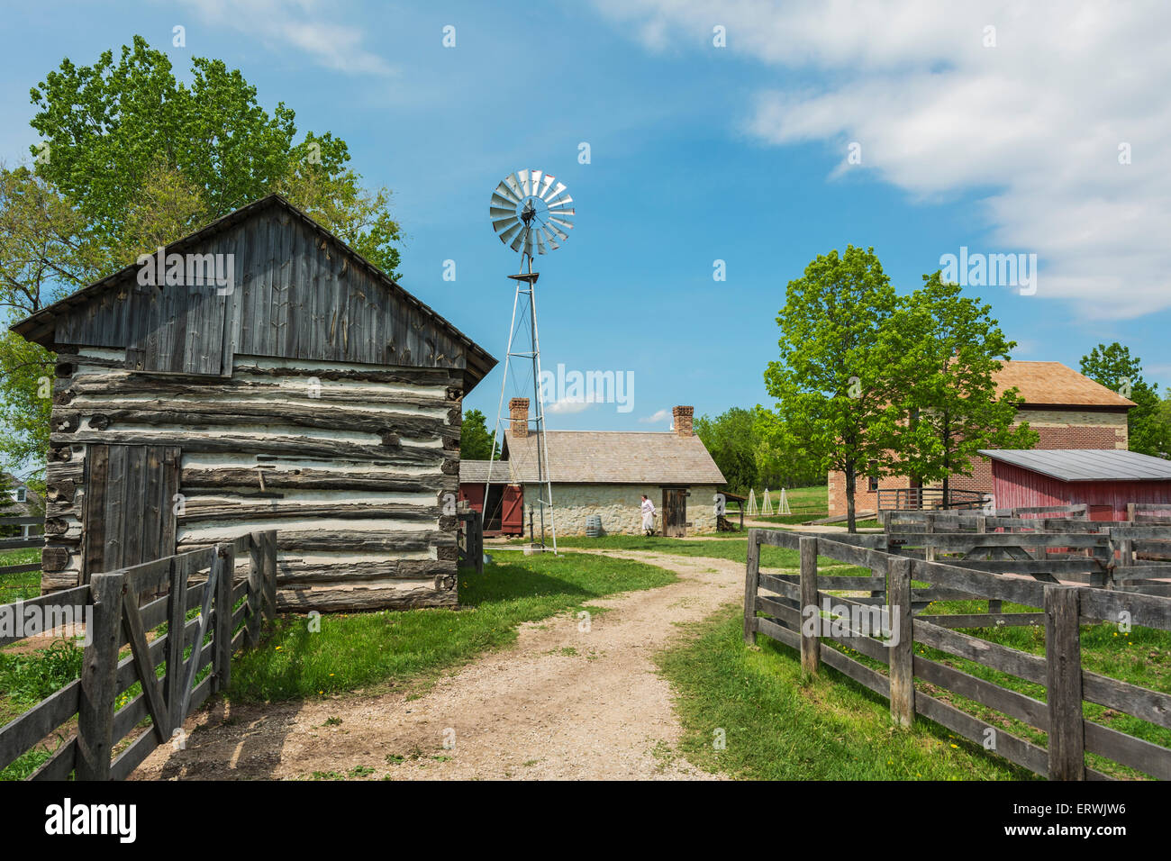 Wisconsin, Green Bay, Heritage Hill State Historical Park, Belgian