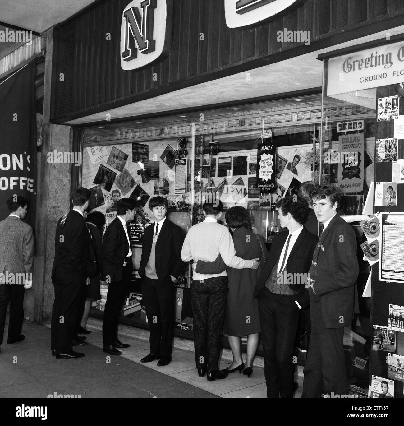 NEMS (North End Music Stores) shop in Liverpool, owned by Beatles Stock