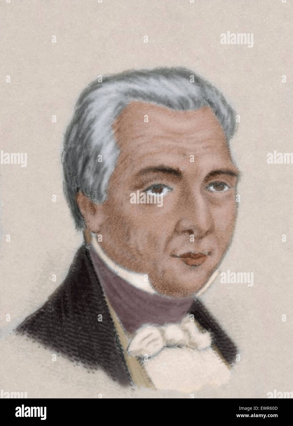 <b>Jose Mariano</b> Michelena (1772-1852). Mexican military officer and politician. - jose-mariano-michelena-1772-1852-mexican-military-officer-and-politician-EWR60D
