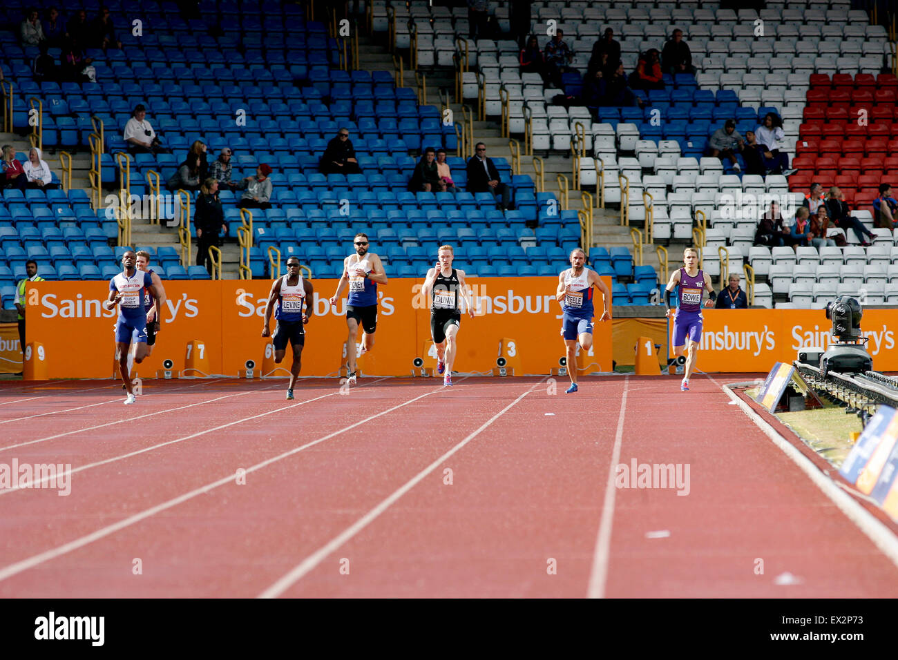 British Athletics Championships Stock Photo, Royalty Free Image