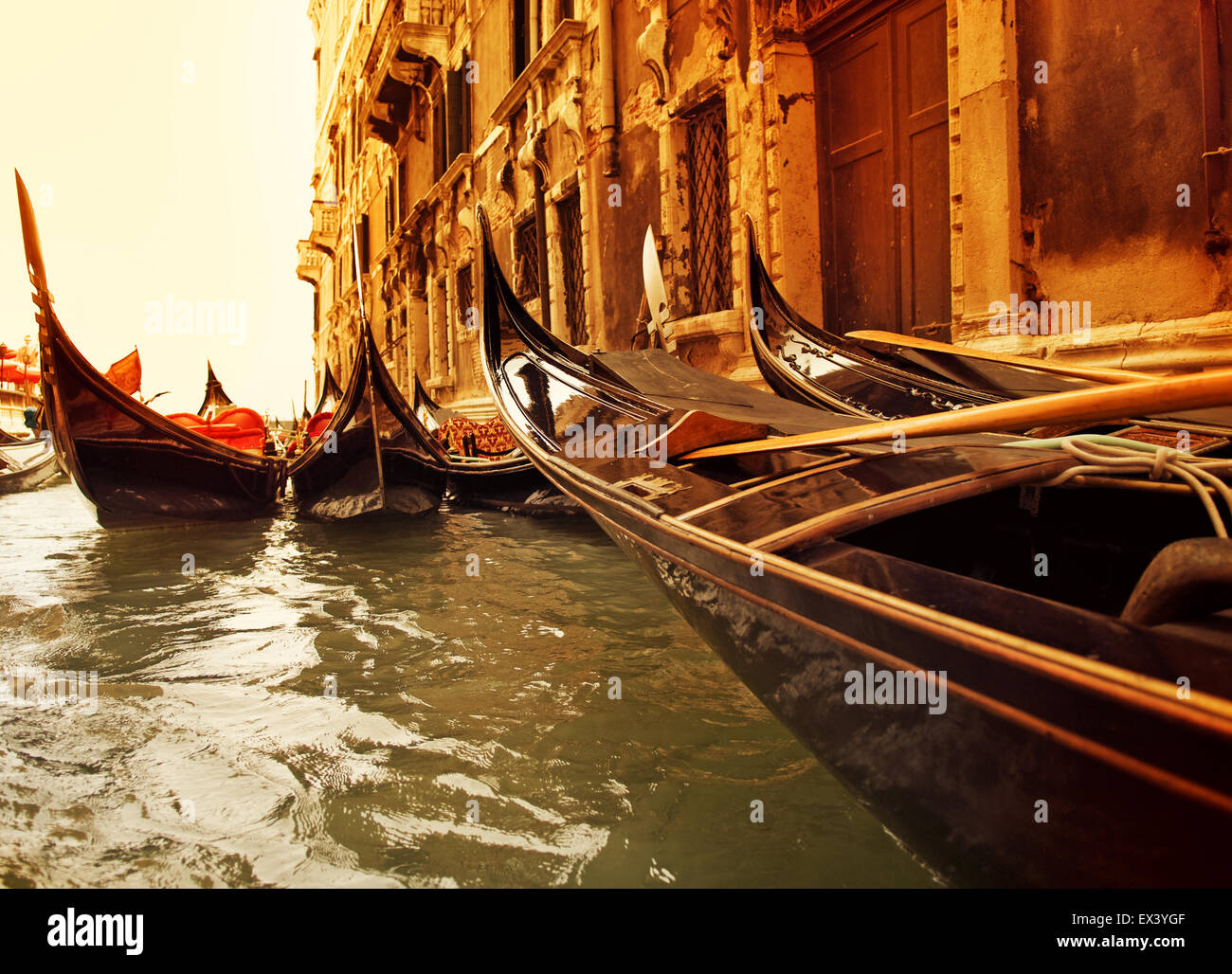 Traditional Venice Gondola Ride Stock Photo Alamy