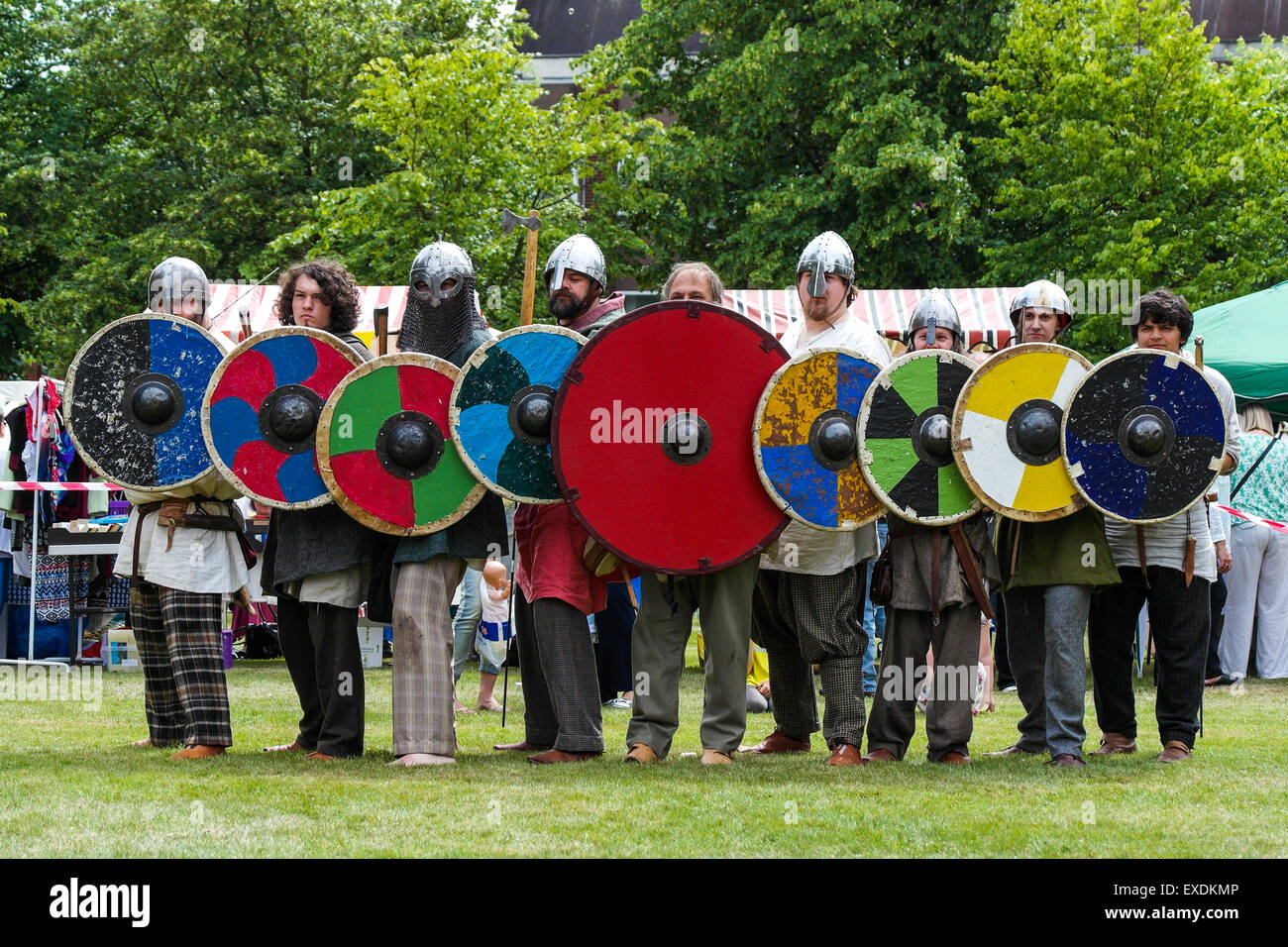 Viking shieldwall Stock Photo, Royalty Free Image 85123382 Alamy