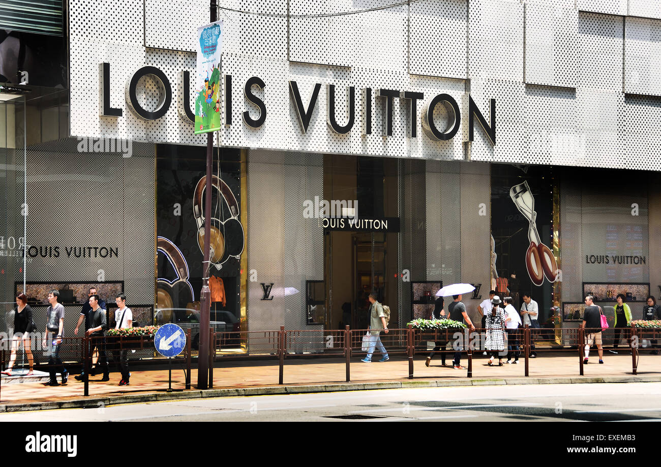 Louis Vuitton Fashion store Kowloon Tsim Sha Tsui Hong Kong China Stock Photo, Royalty Free ...