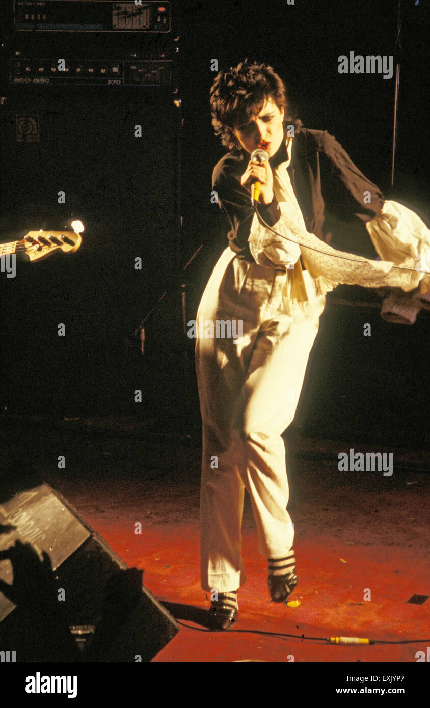 SIOUXSIE AND THE BANSHEES UK rock group in 1978 Stock Photo, Royalty ...