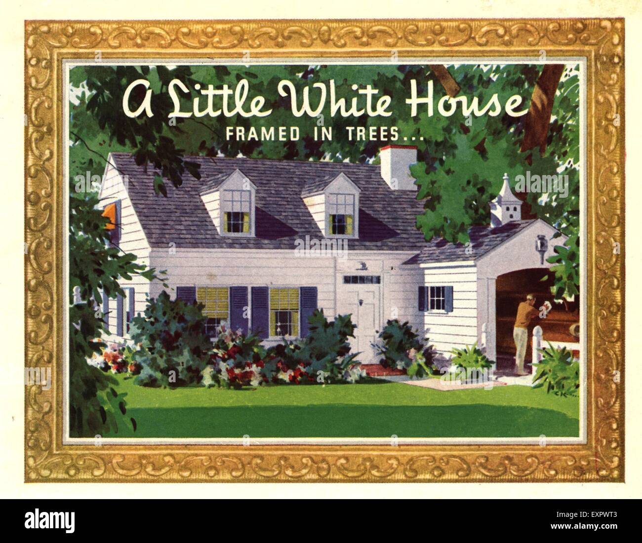 Home Magazines Usa 1930s usa ideal home magazine advert (detail stock photo, royalty Home Magazines Usa 1930s usa ideal home magazine advert (detail stock photo, royalty