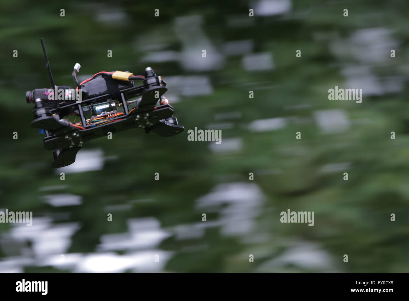 Brighton, UK. 18th July, 2015. First person view drone racers meet ...