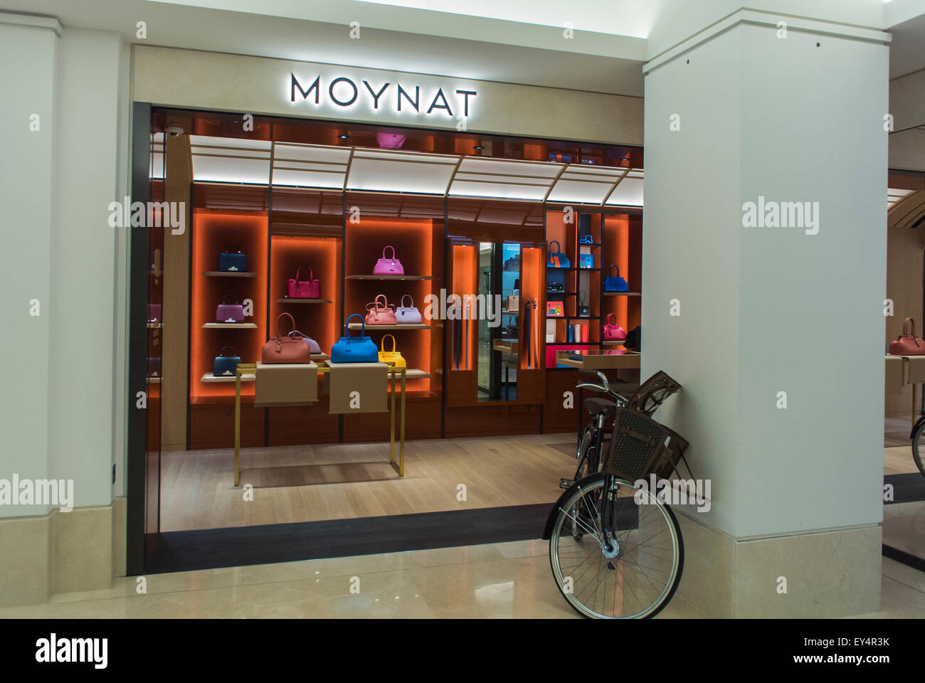 Paris, France, Luxury Fashion Brands, Moynat, Shop Front, Display in Stock Photo, Royalty Free ...