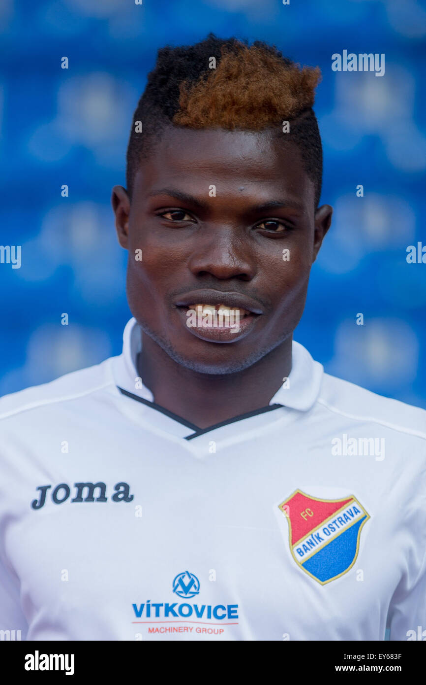 Download preview image - francis-narh-soccer-player-of-banik-ostrava-team-in-ostrava-czech-EY683F
