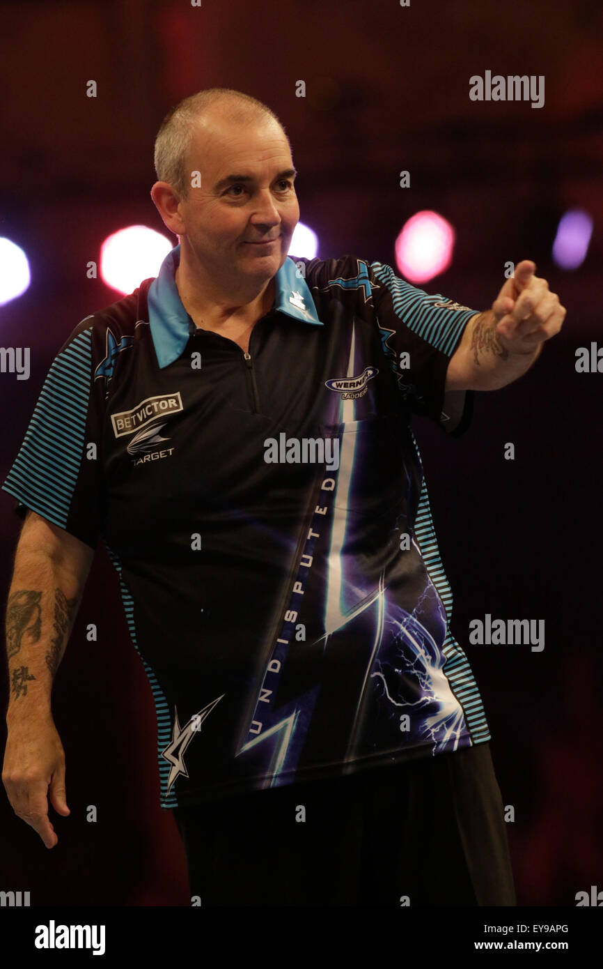 Blackpool, UK. 24th July, 2015. BetVictor World Matchplay Darts Stock
