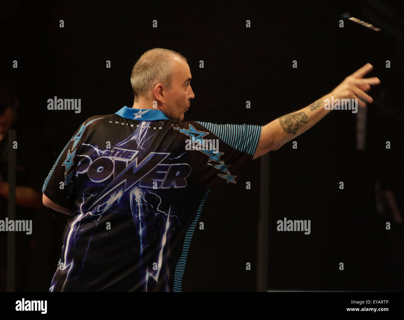 Blackpool, UK. 25th July, 2015. BetVictor World Matchplay Darts Stock