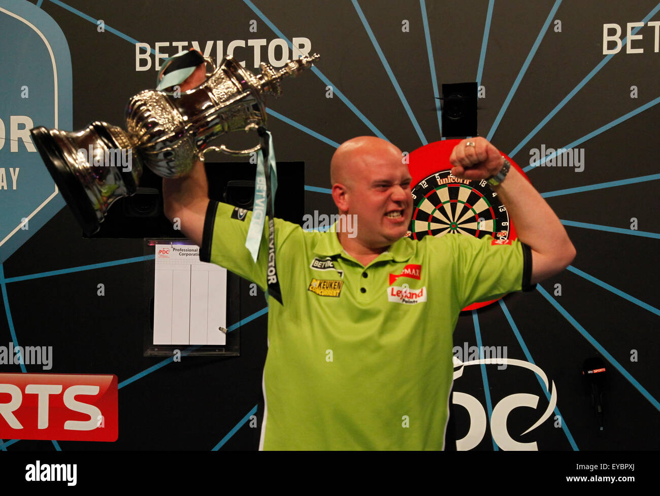 Blackpool, UK. 26th July, 2015. BetVictor World Matchplay Darts Stock