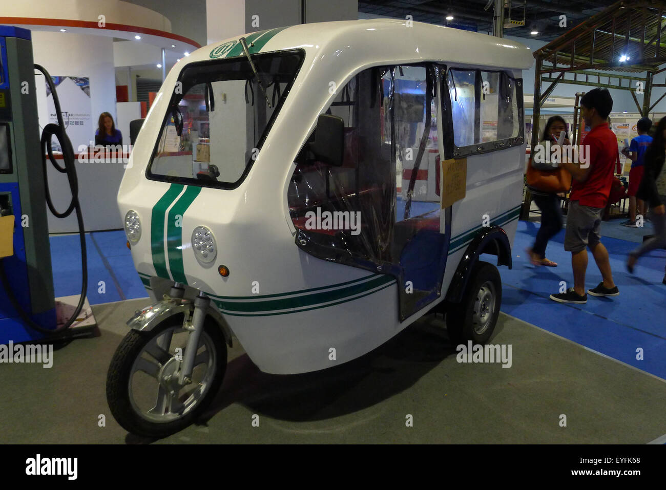 Pasay City, Philippines. 26th July, 2015. An Etrike, a tricycle Stock