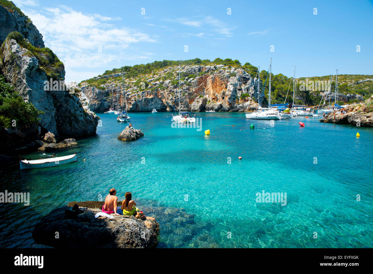 Cales Coves, Menorca, Balearic Islands, Spain Stock Photo: 85787315 - Alamy