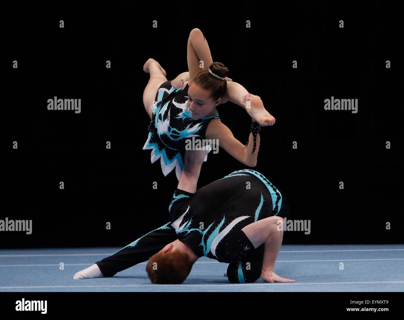 Liverpool, UK. 01st Aug, 2015. British Gymnastics Championship Series