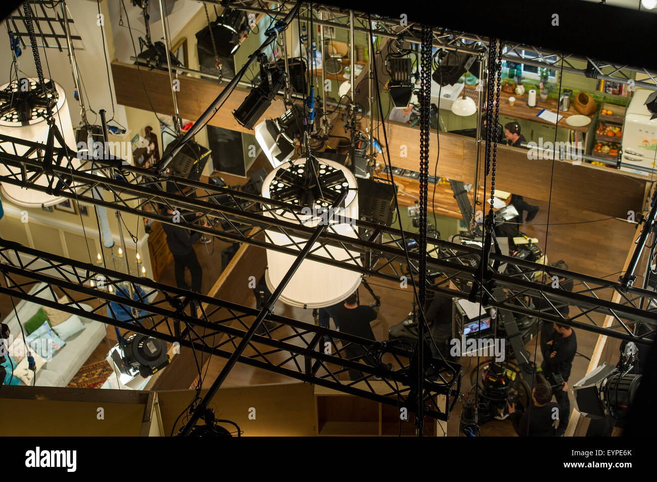 Filming and production at Pinewood studios, UK Stock Photo, Royalty