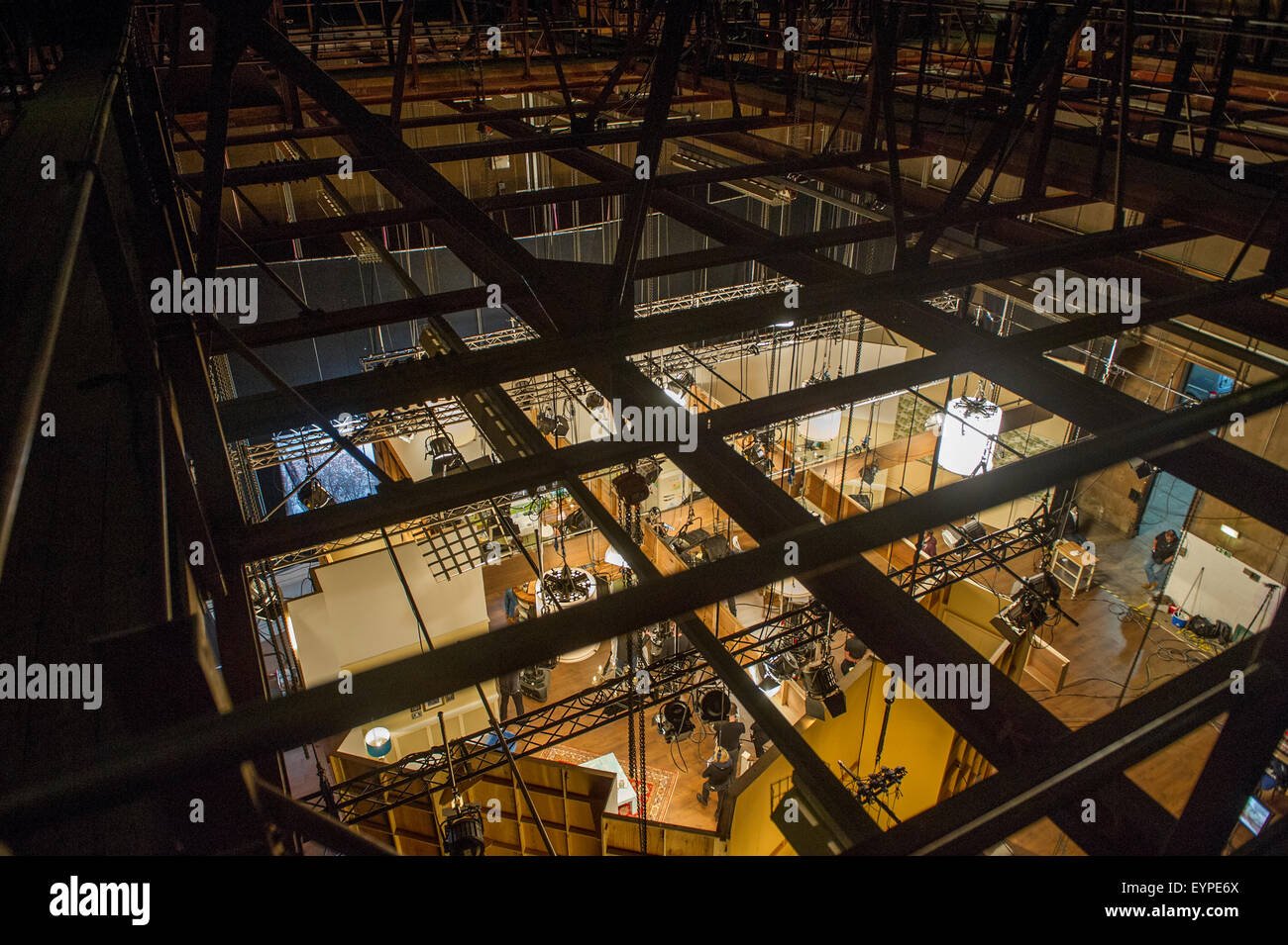 Filming and production at Pinewood studios, UK Stock Photo, Royalty