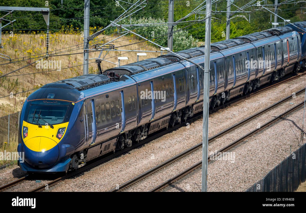 Southeastern high speed javelin train Stock Photo, Royalty Free Image