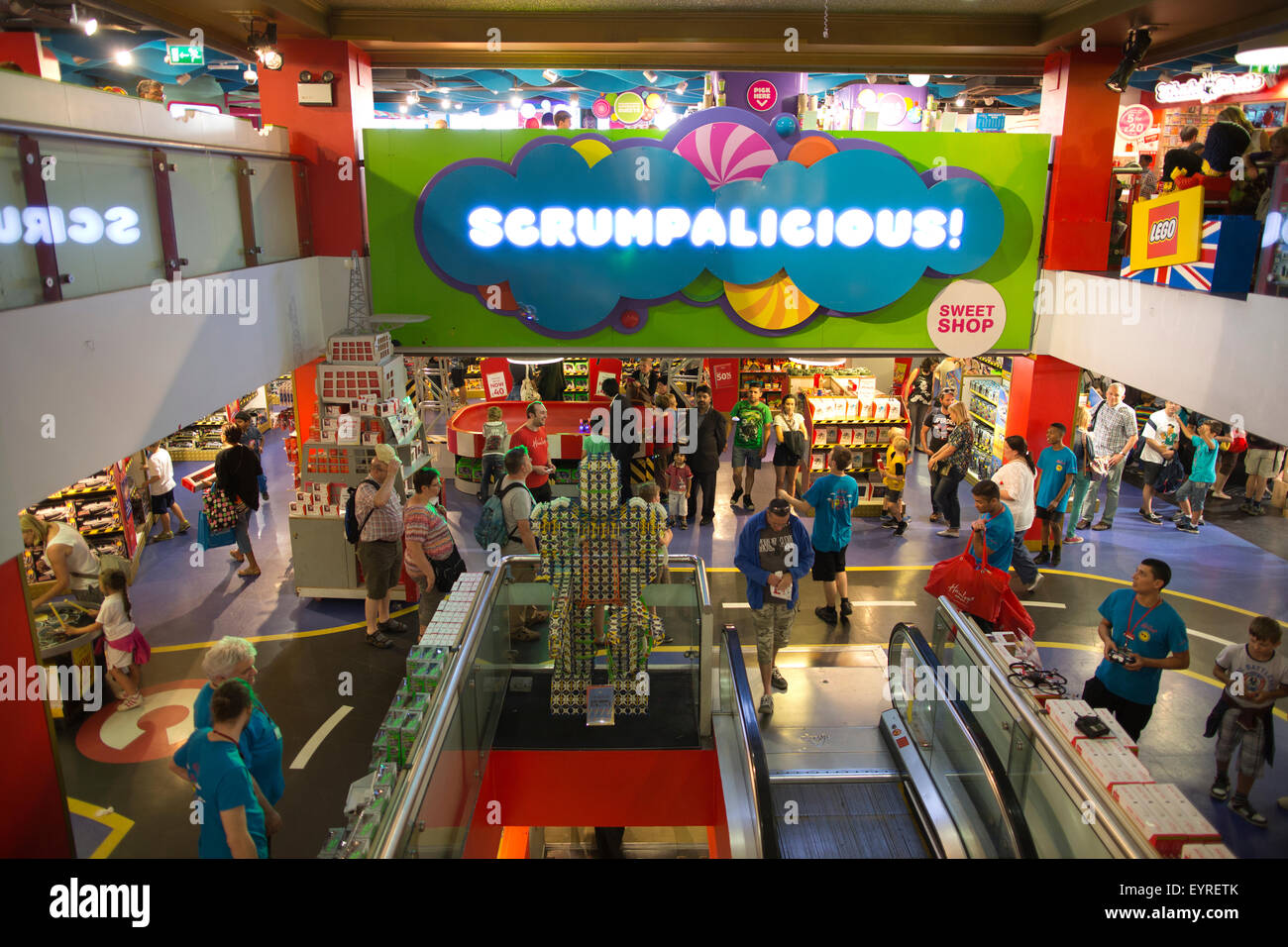 Hamleys Toy Shop, the oldest toy shop in the world, Regent Street Stock