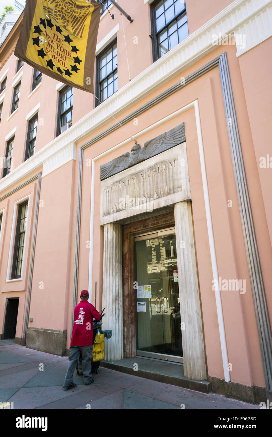 The facade of the New York Studio School of Drawing, Painting and Stock