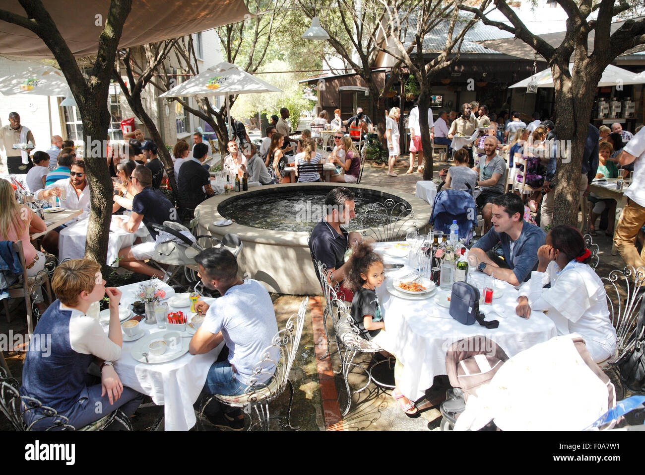 South Africa, Johannesburg, 44 Stanley restaurant complex in Park Stock