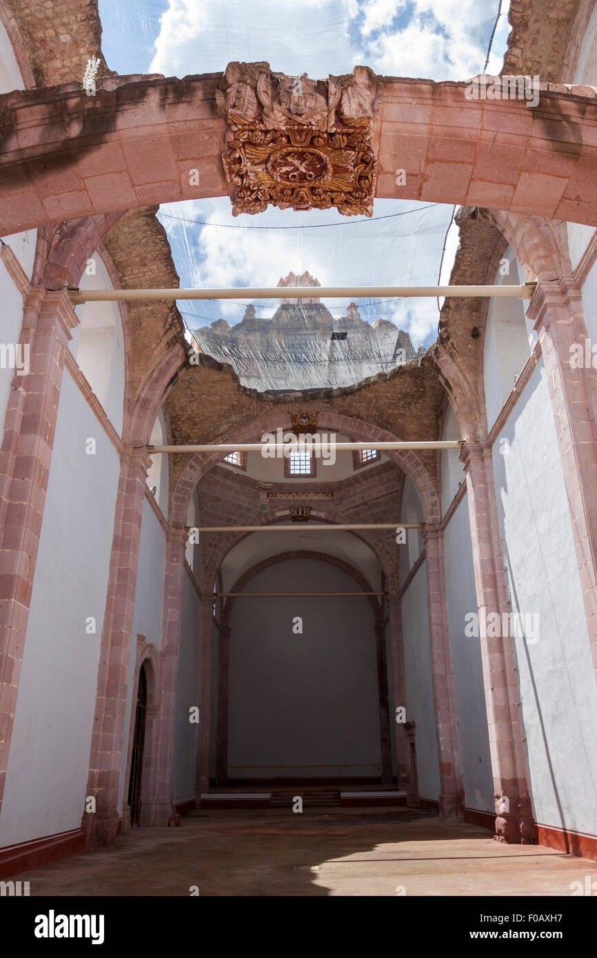 Ex Convent Of St Francisco Used As Museum Zacatecas Zac Mexico Stock