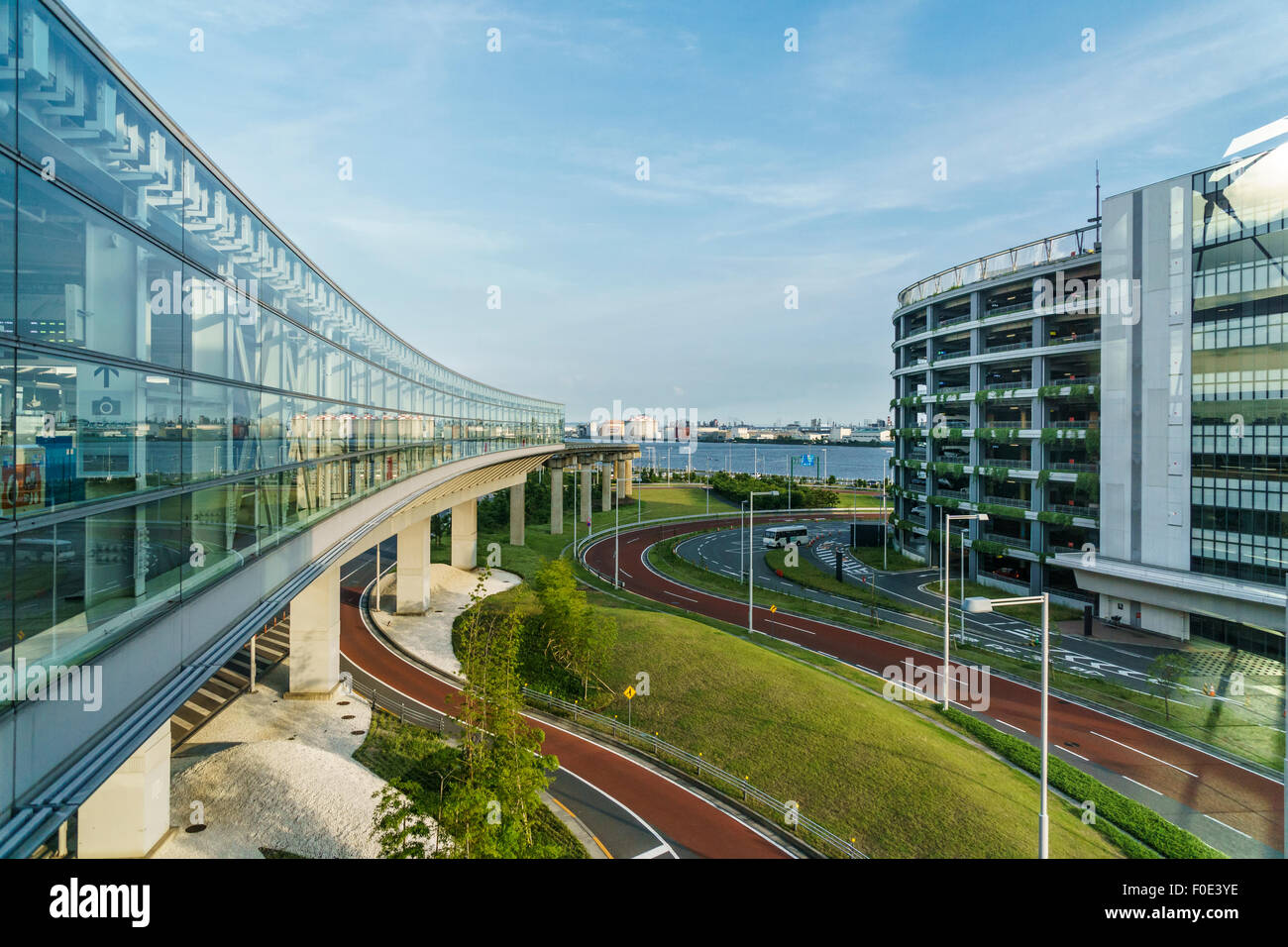 Haneda Airport International Terminal in Japan Stock Photo, Royalty