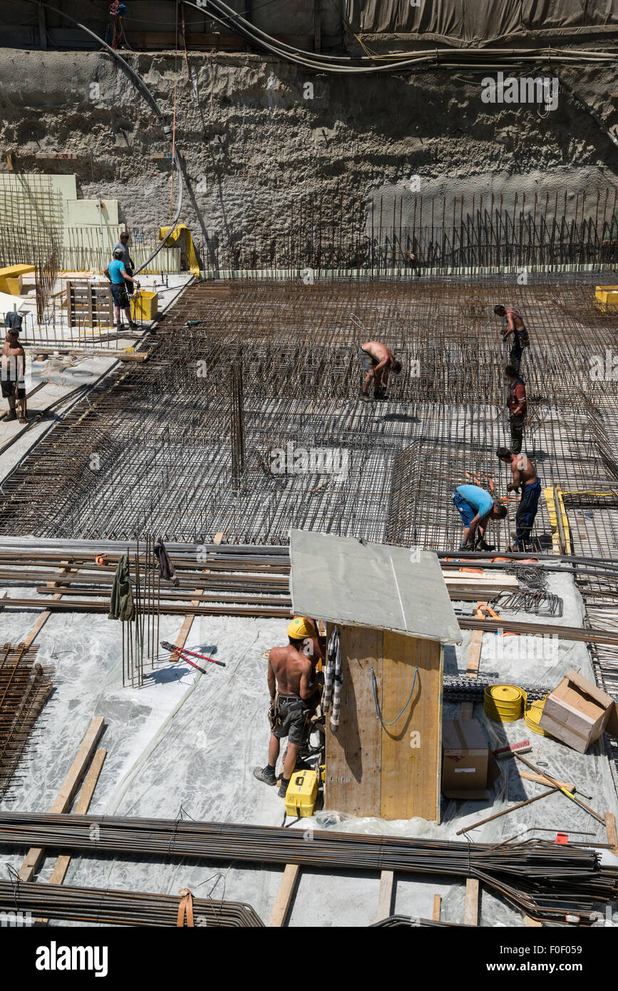 Basement construction engineering Stock Photo, Royalty Free Image Basement construction engineering Stock Photo, Royalty Free Image