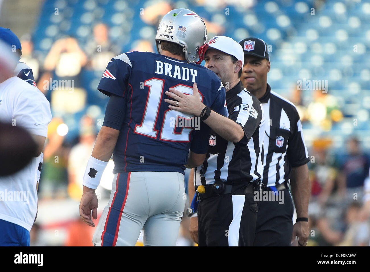 Image result for tom brady touching refs