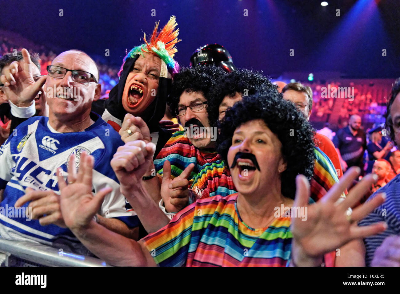 Sydney, AUSTRALIA August 22, 2015 Thousands of darts fans outdid
