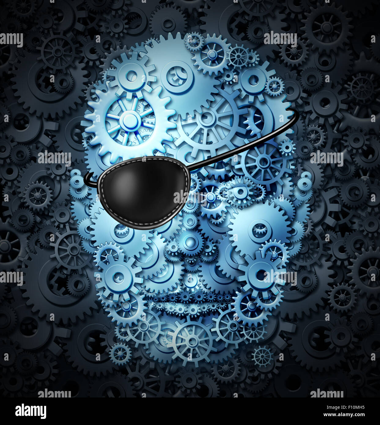 Robot revolution technology concept as a mechanical human as a bionic ...