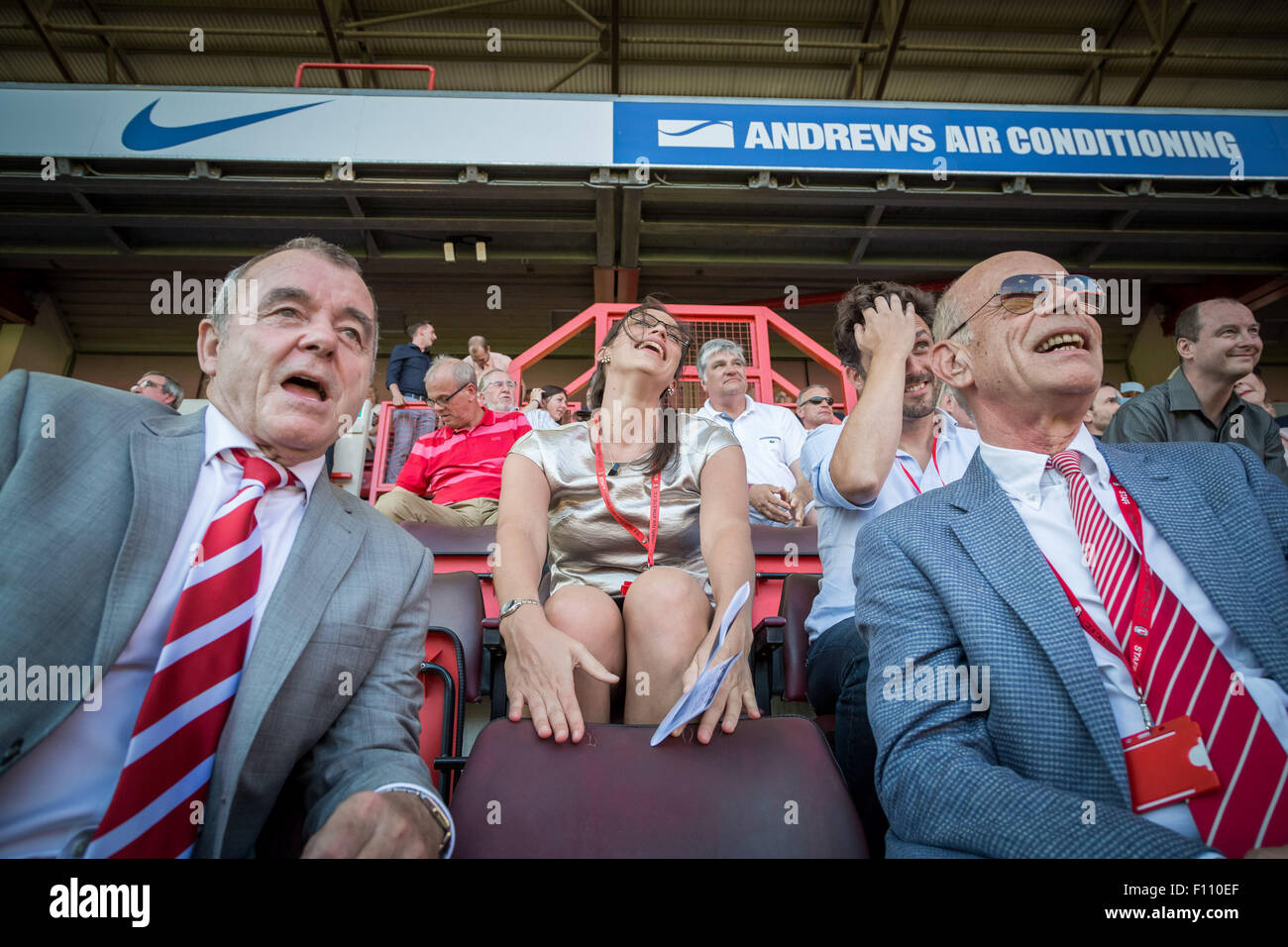Katrien Meire Charlton Athletic Football Club CEO With Keith Peacock katrien-meire-charlton-athletic-football-club-ceo-with-keith-peacock